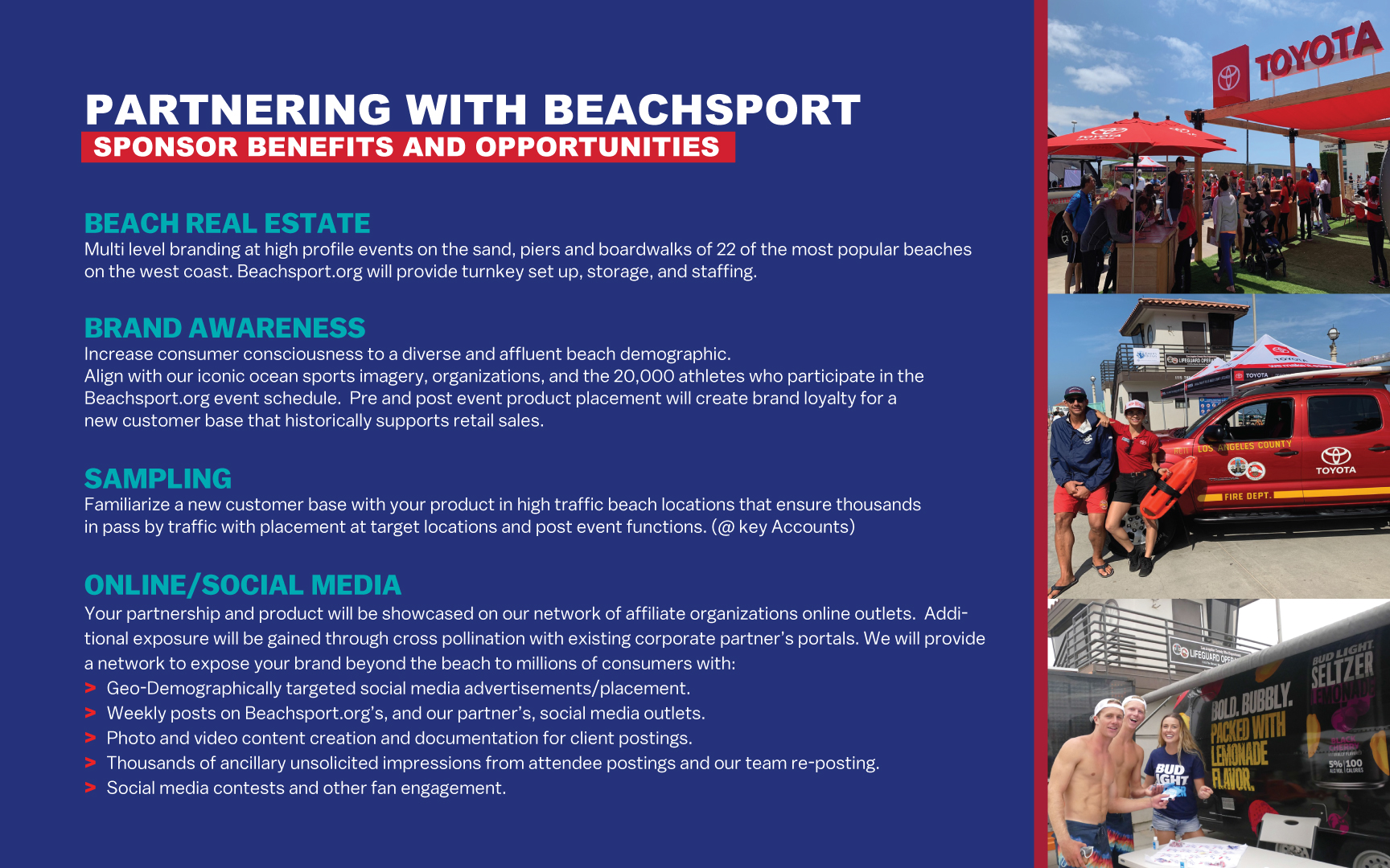 Beachsport.org - 2021 Projections