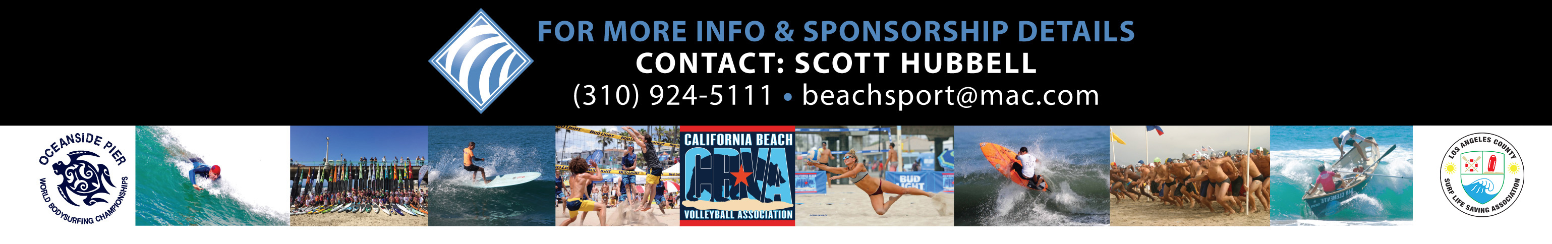 Beachsport.org - Contact Bar